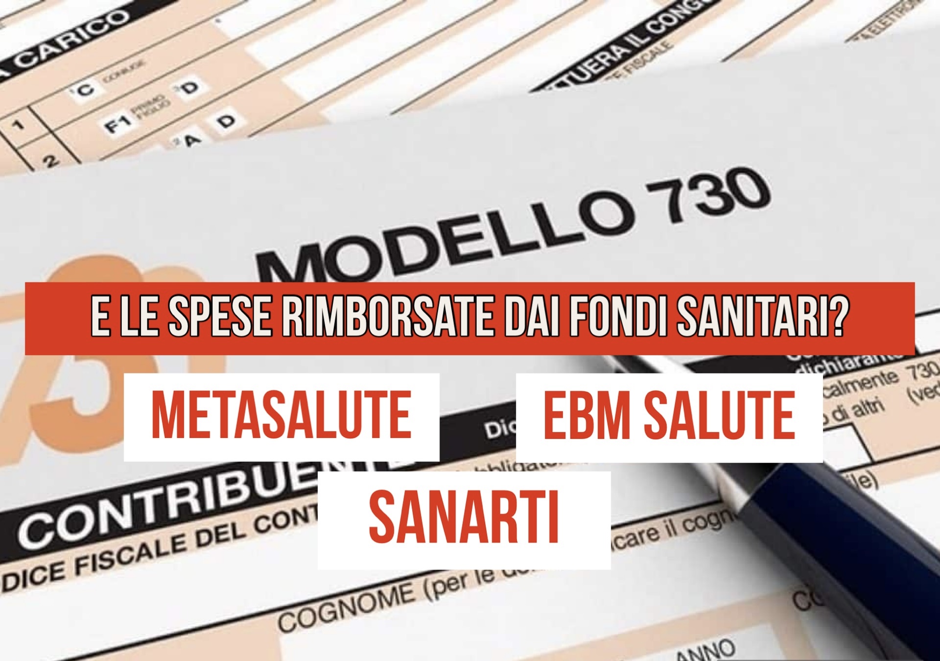 Nel 730 i Rimborsi delle Spese sanitarie ricevute con Metasalute ...